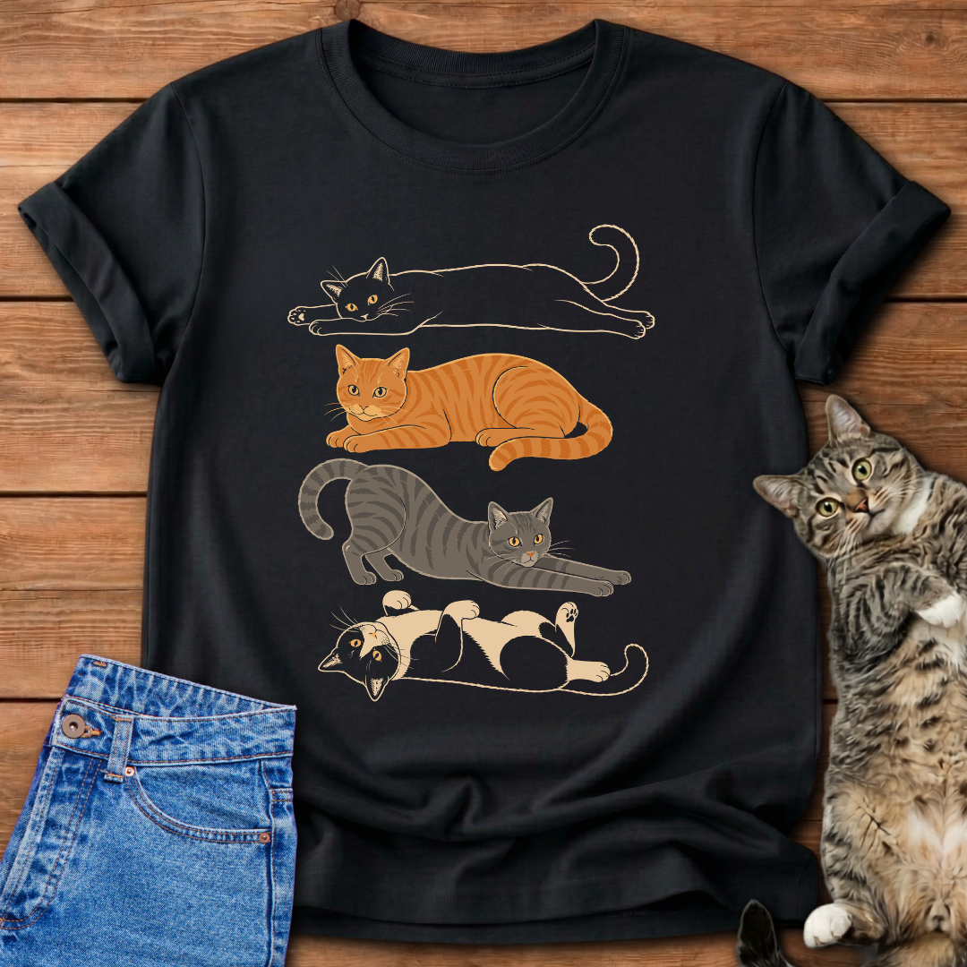 Relaxing Cats T-Shirt
