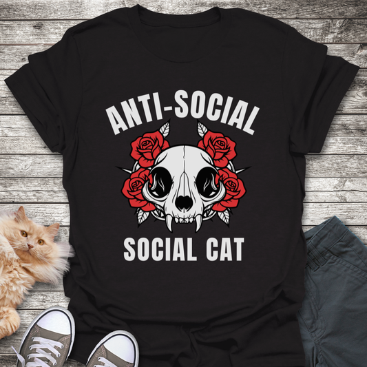 Anti-Social Cat T-Shirt