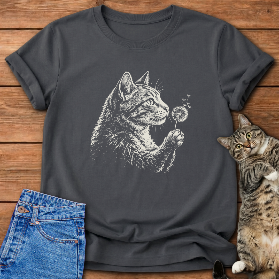 Wish Blow Cat T-Shirt