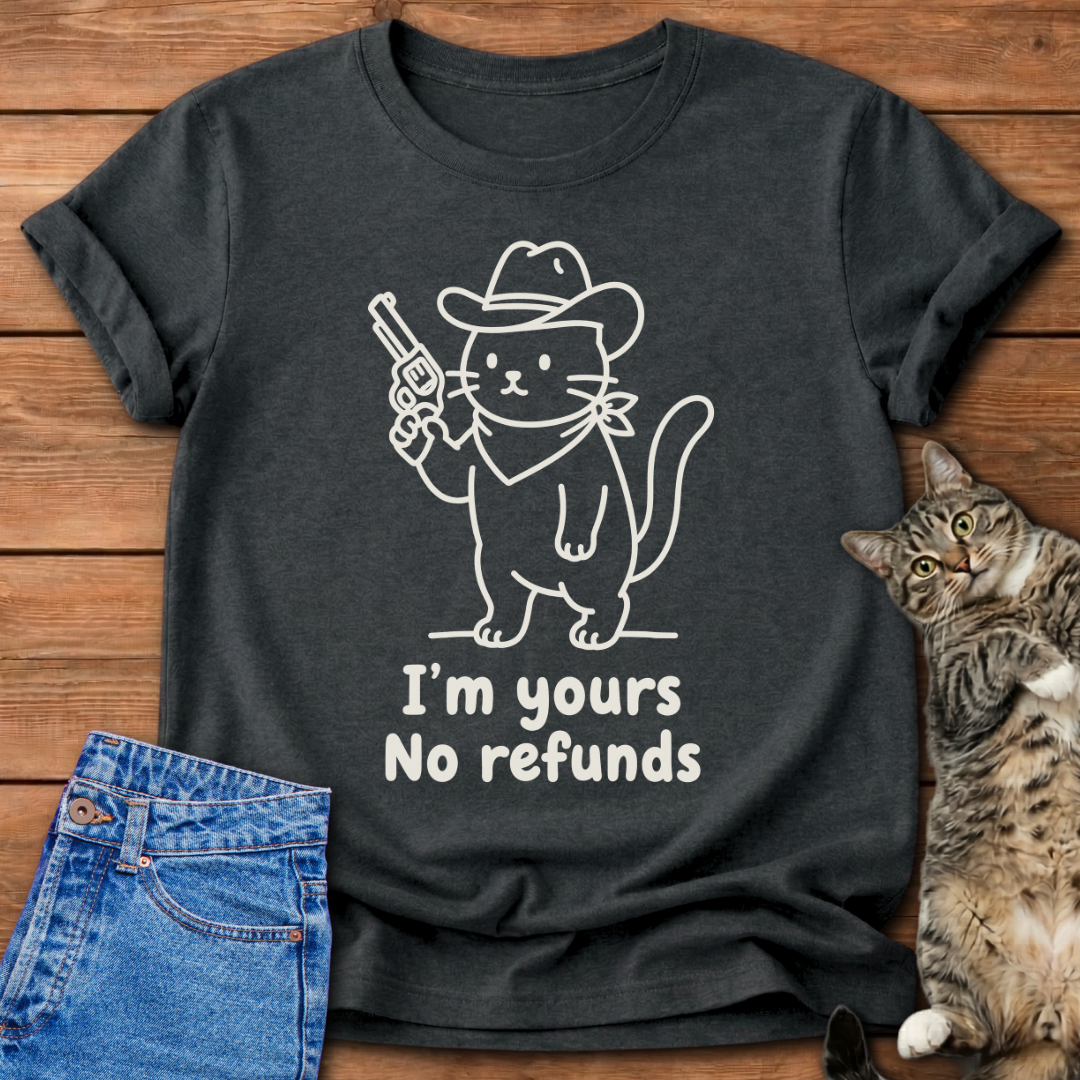No Refunds Cowboy T-Shirt