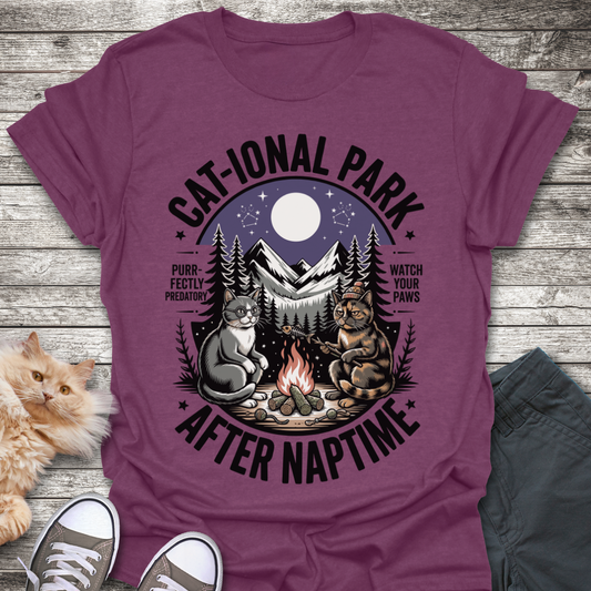 Cat-ional Park After Naptime T-Shirt