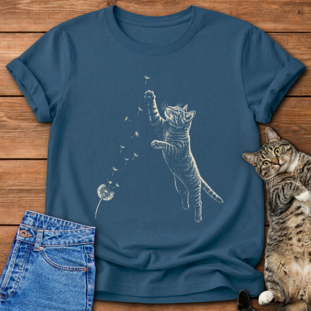 Chasing Wishes Cat T-Shirt