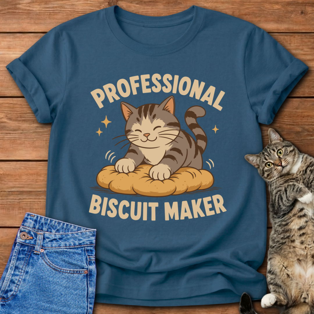 Professional Biscuit Maker Cat T-Shirt