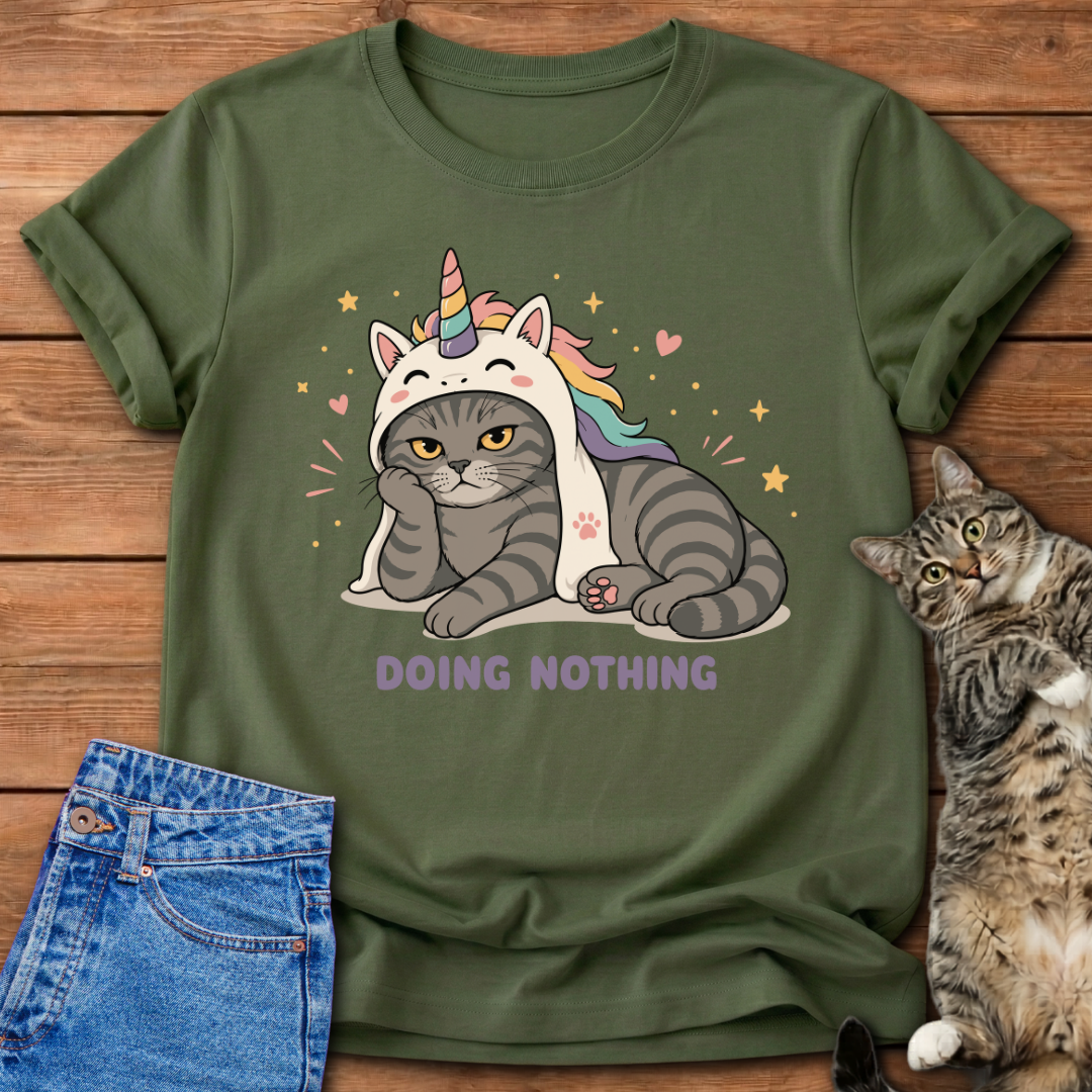 Doing Nothing T-Shirt Funny