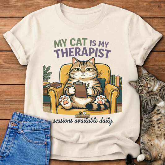 My Cat Is My Therapist T-Shirt
