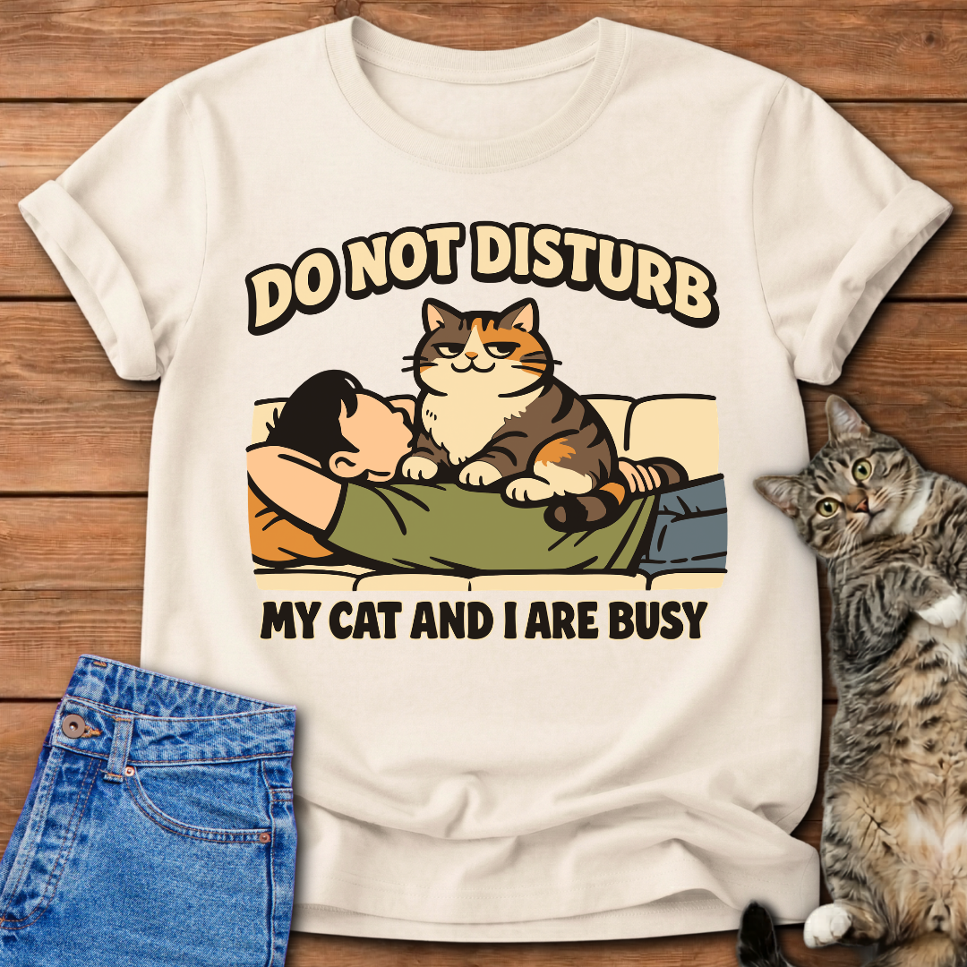 Do Not Disturb Cat T-Shirt