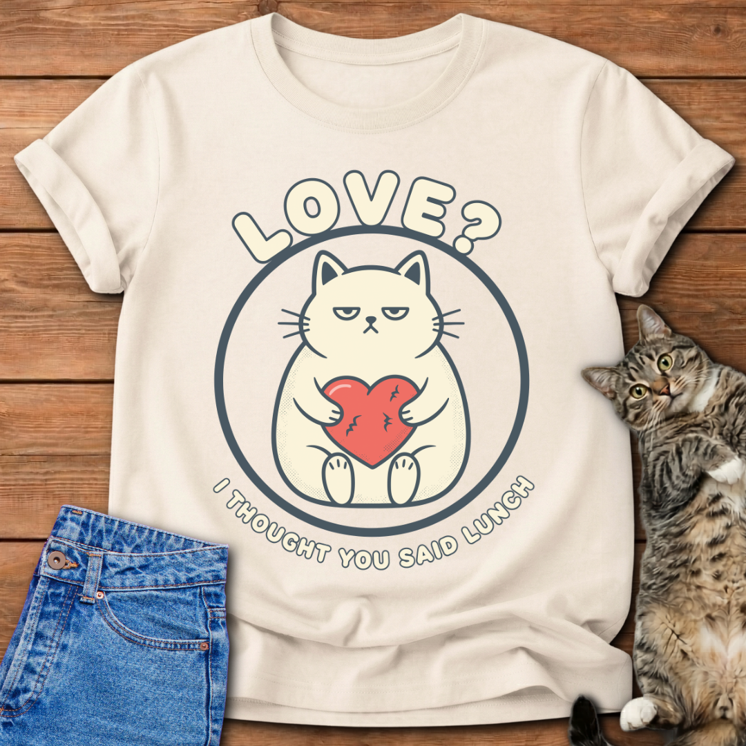 Love? I Thought You Said Lunch T-Shirt