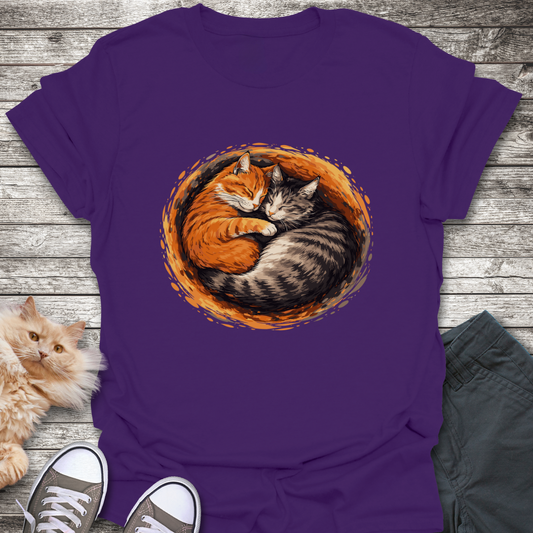 Cuddling Cats T-Shirt