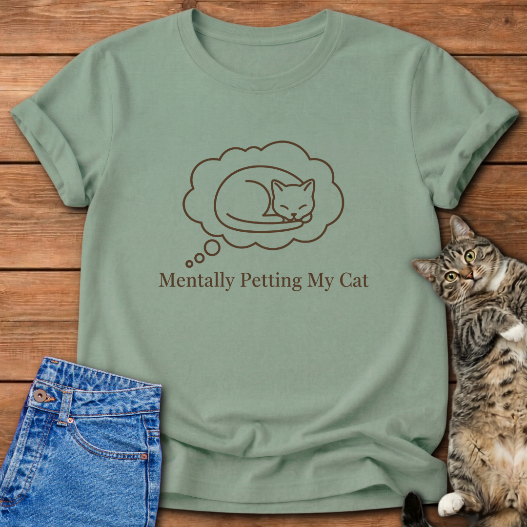 Petting My Cat T-Shirt