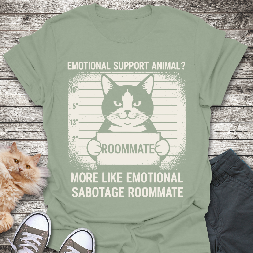 Emotional Sabotage Cat T-Shirt
