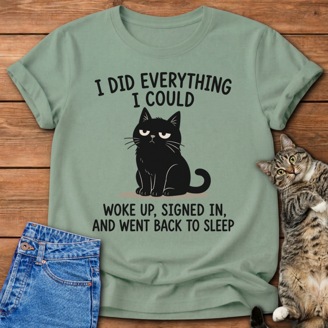 Productive Cat T-Shirt