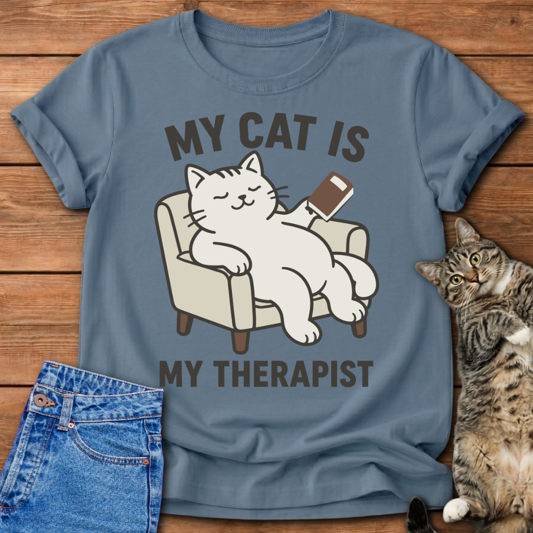 Cat Therapist T-Shirt