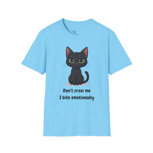 I bite Emotionally, Cat T-Shirt