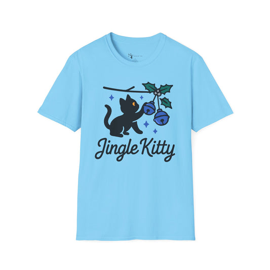 Jingle Kitty T-Shirt - Minimal Design Tee