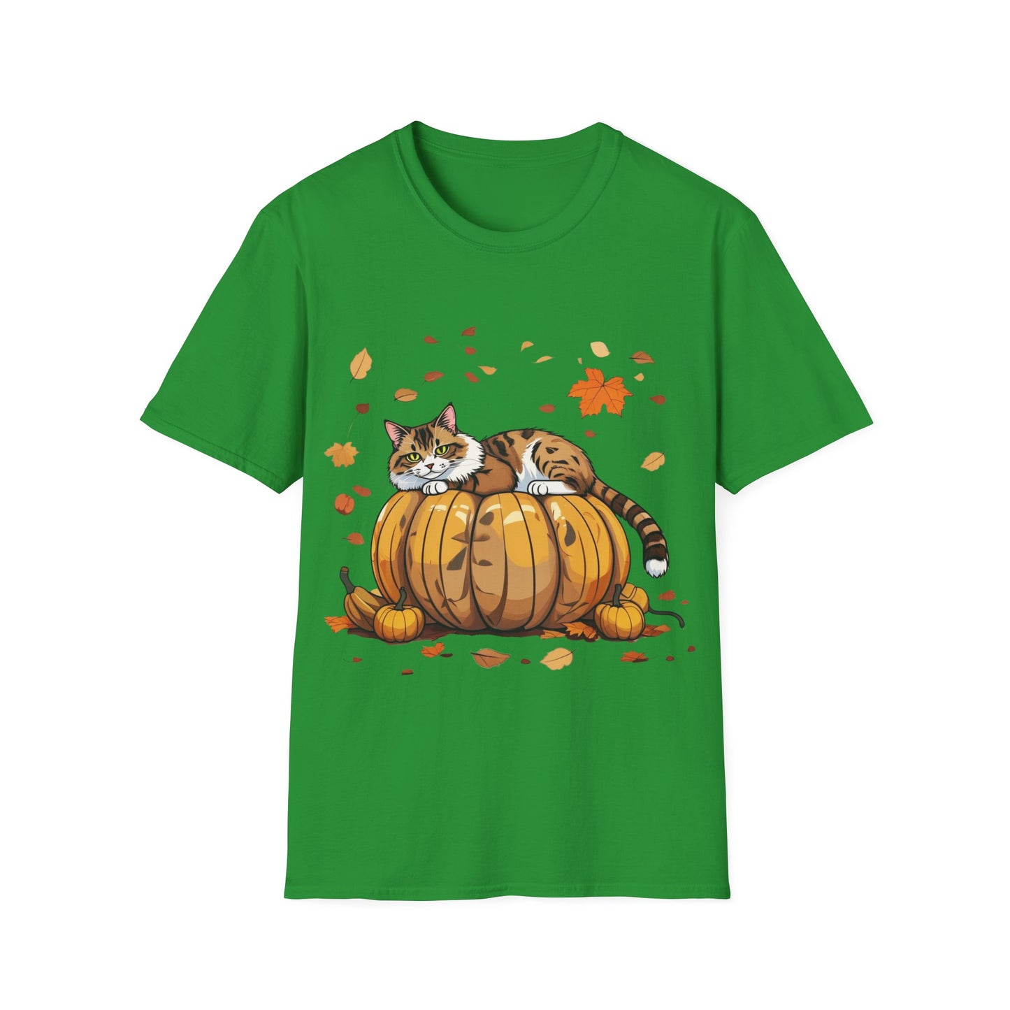 Cat on the pumpkin. T-Shirt
