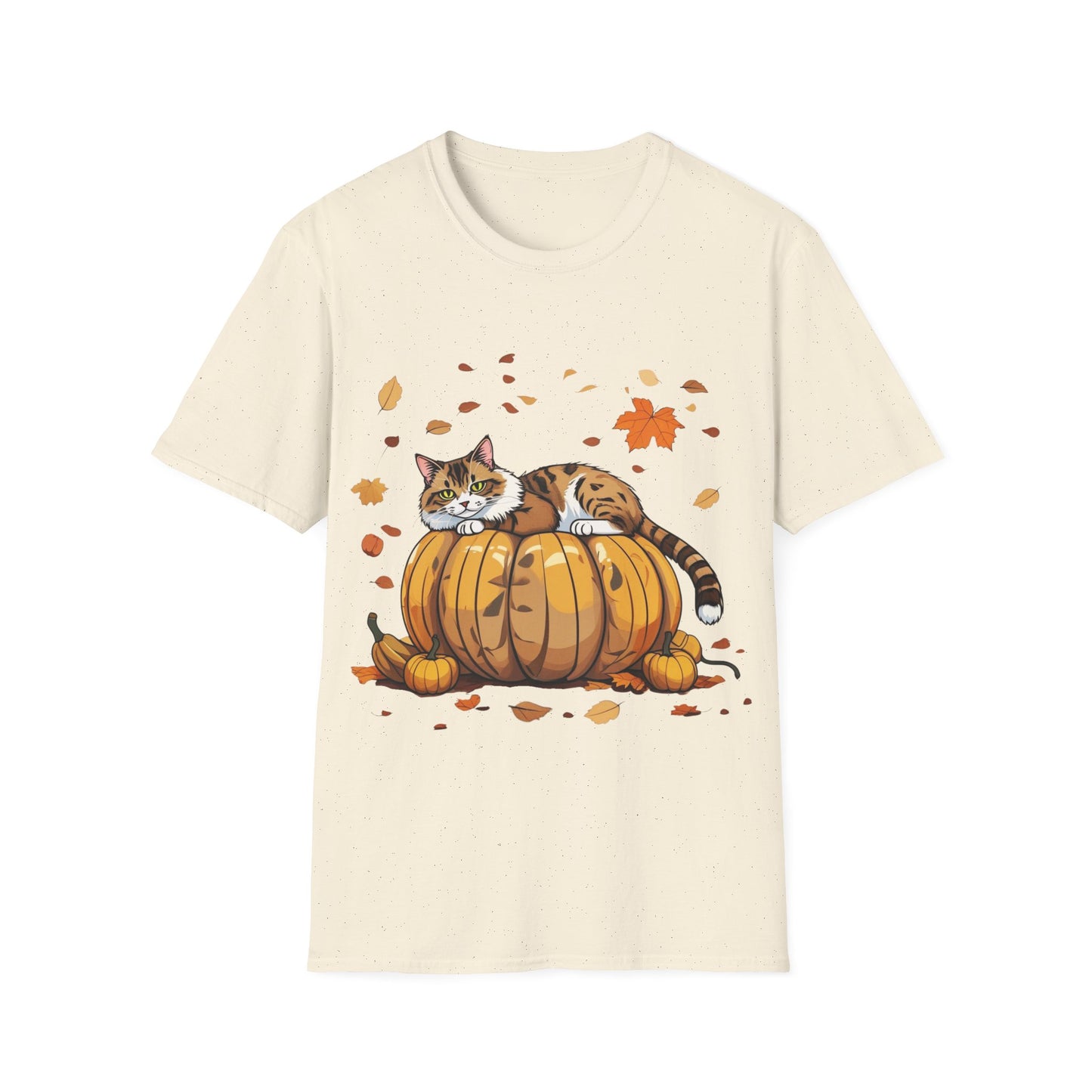 Cat on the pumpkin. T-Shirt
