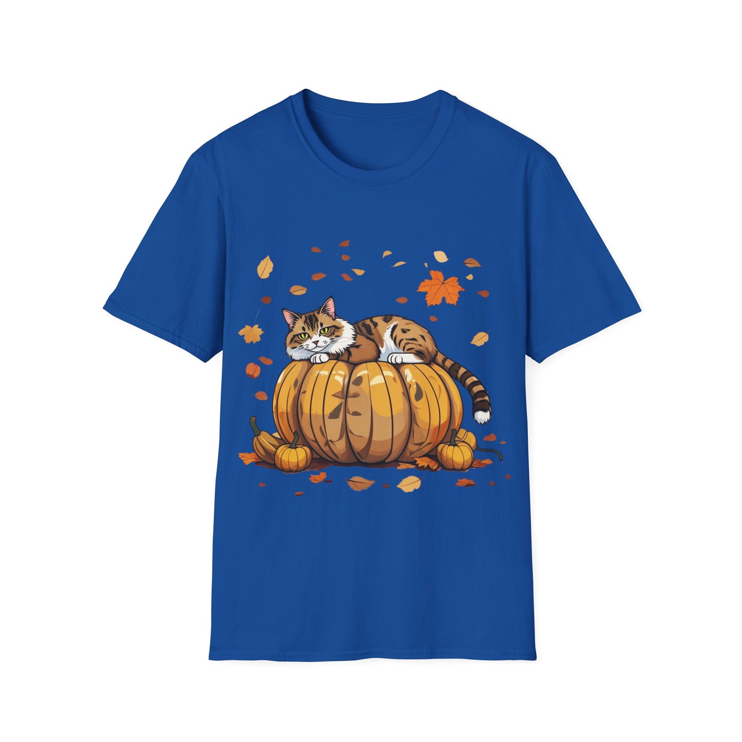 Cat on the pumpkin. T-Shirt