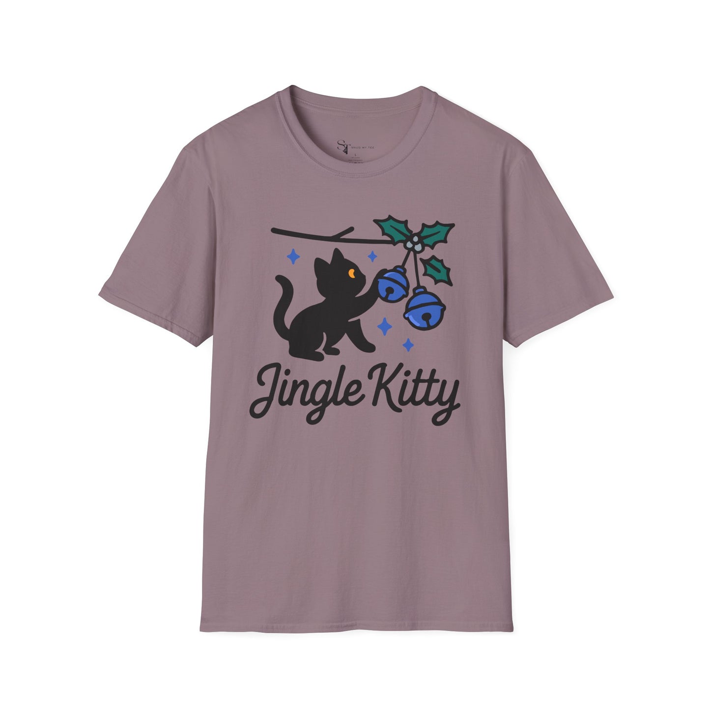 Jingle Kitty T-Shirt - Minimal Design Tee