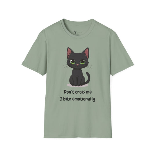 I bite Emotionally, Cat T-Shirt