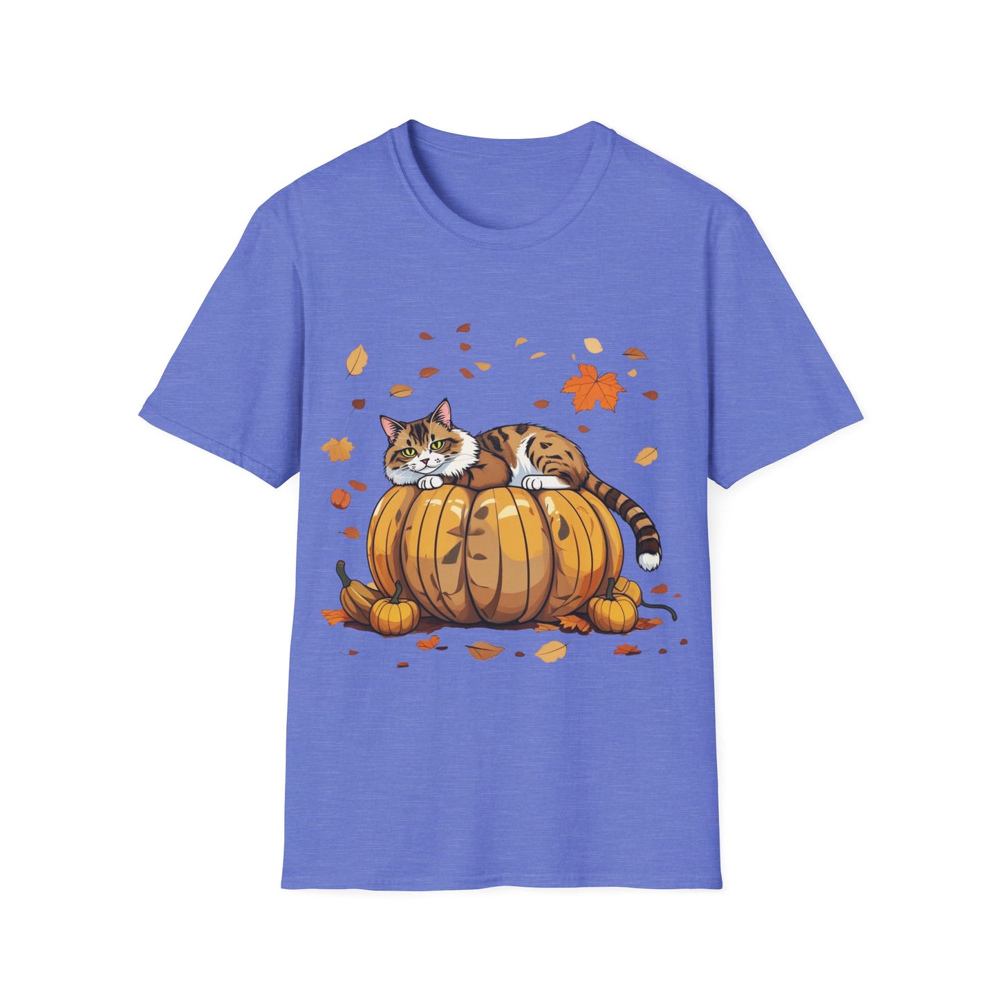 Cat on the pumpkin. T-Shirt