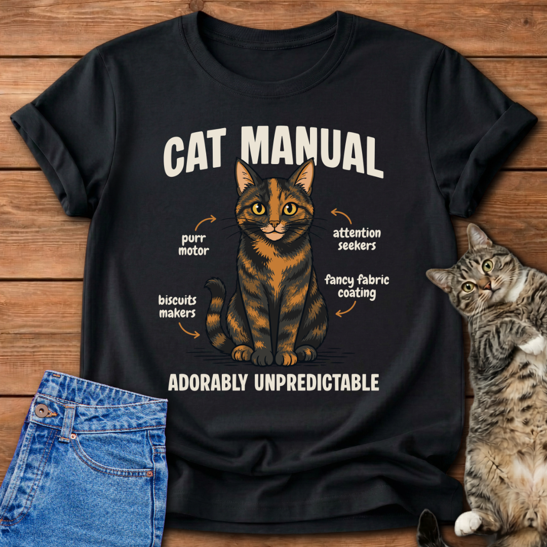 Tortie Cat Manual T-Shirt