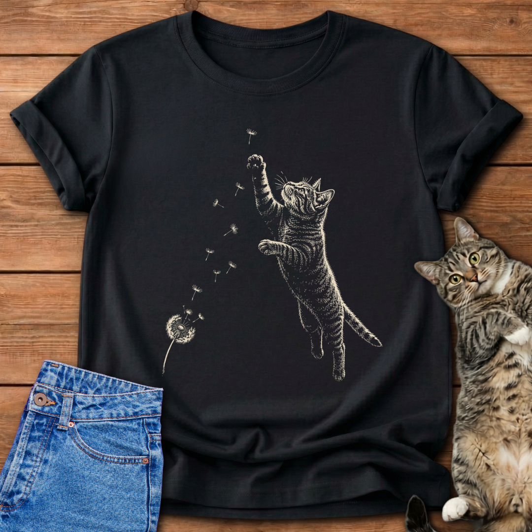Chasing Wishes Cat T-Shirt