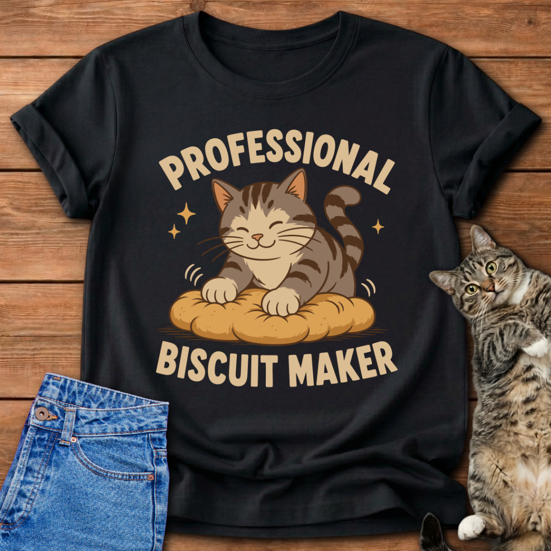 Professional Biscuit Maker Cat T-Shirt