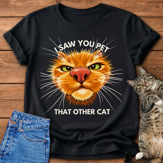 I Saw You Pet That Other Cat T-Shirt