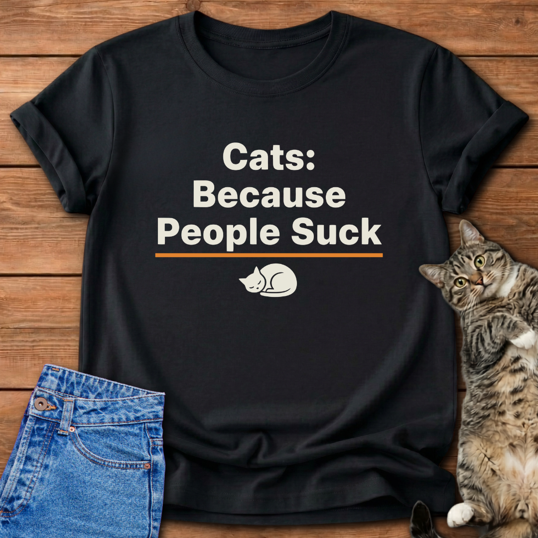 Cats, Because People… T-Shirt