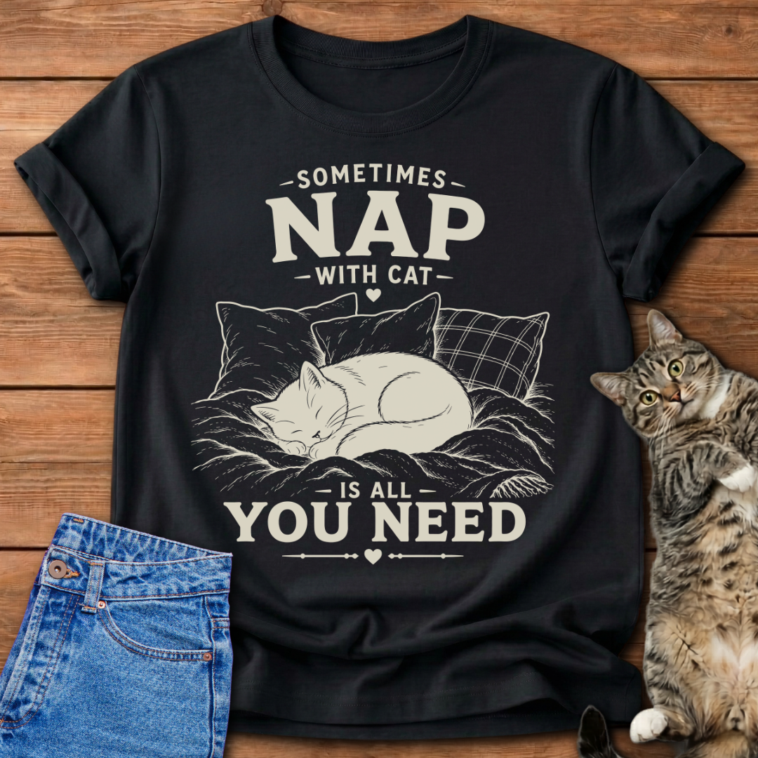 Nap With Cat T-Shirt