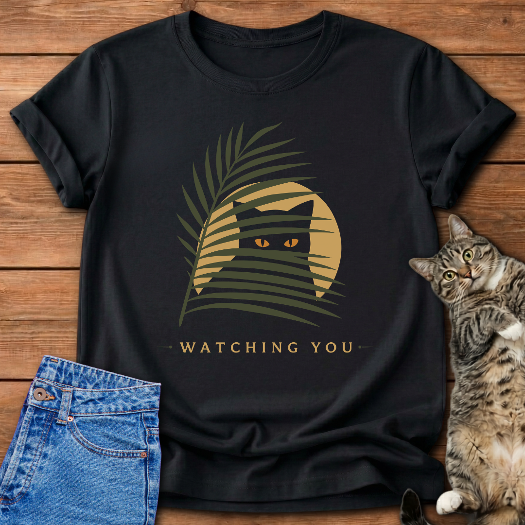 Watching You Cat T-Shirt