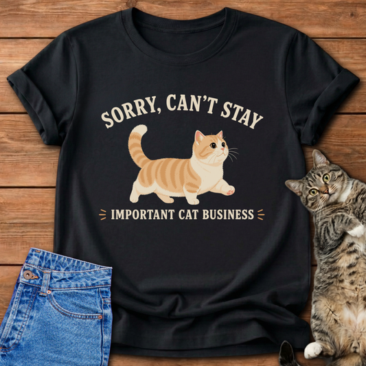 Important Cat Business T-Shirt