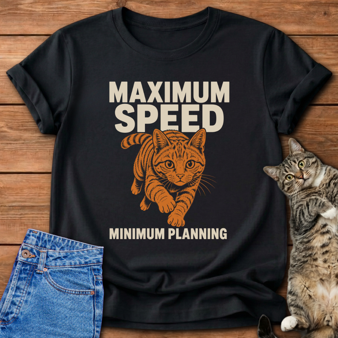 Maximum Speed Cat T-Shirt
