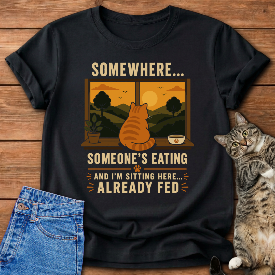 Already Fed Cat T-Shirt