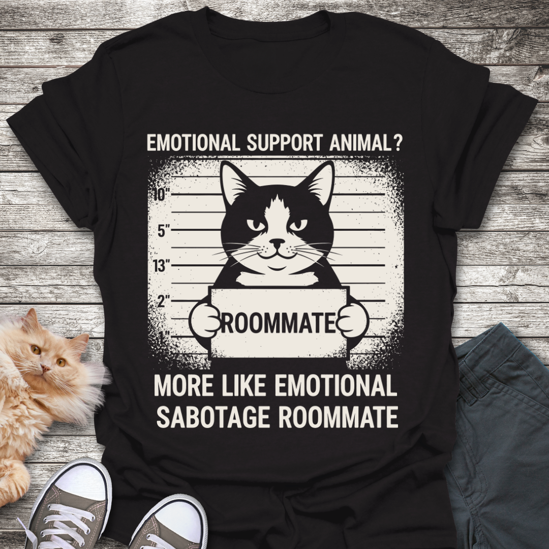 Emotional Sabotage Cat T-Shirt