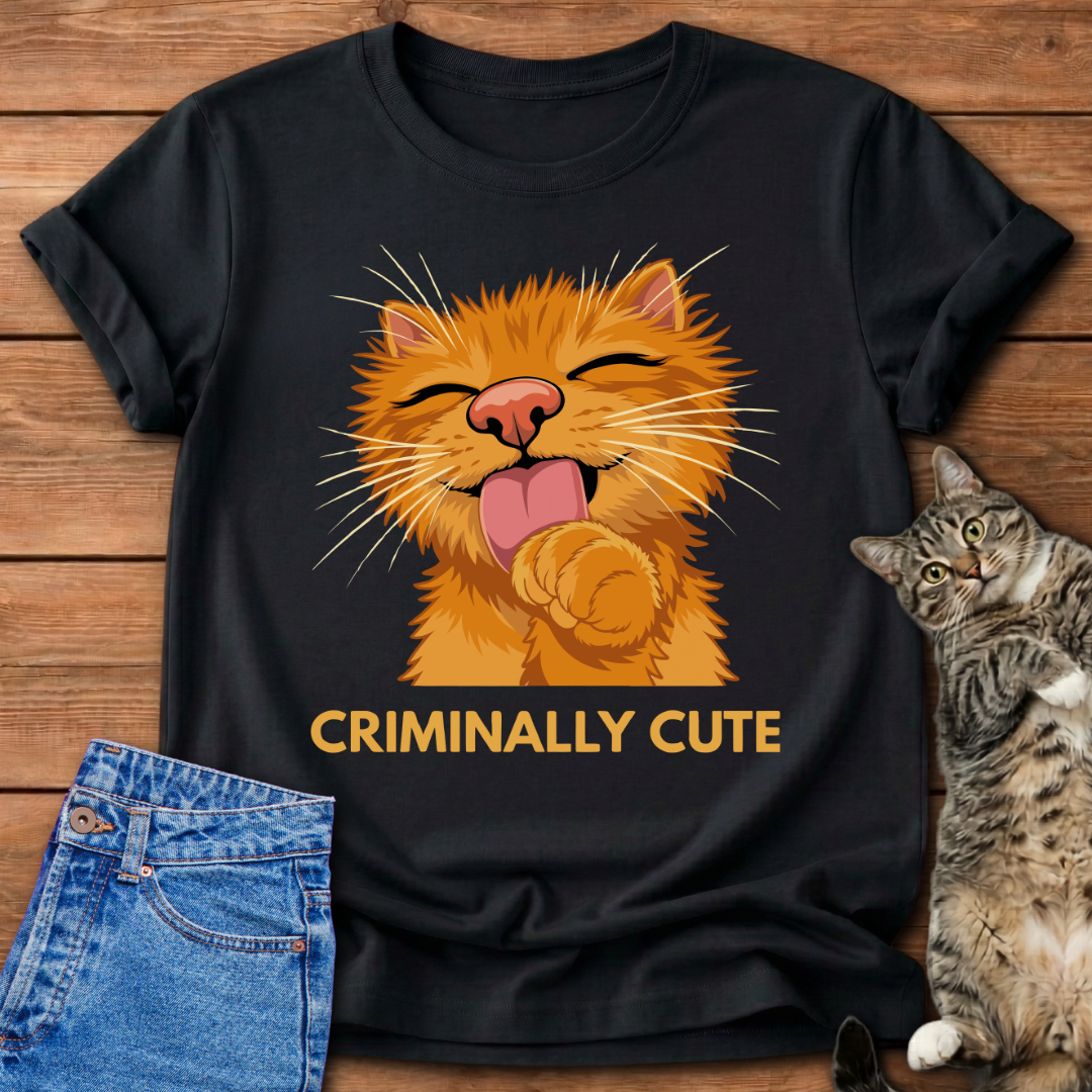 Criminally Cute Cat T-Shirt