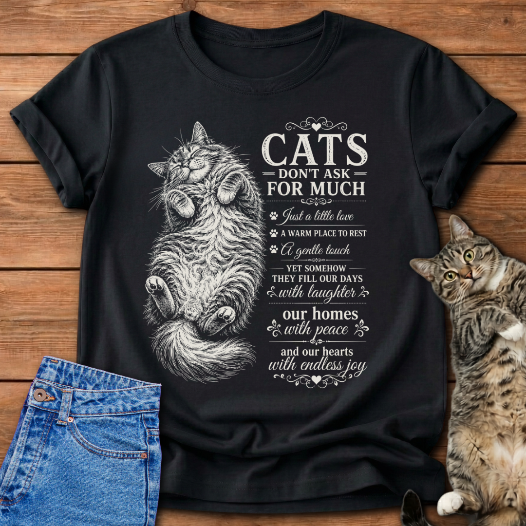 Cats Ask Little T-Shirt