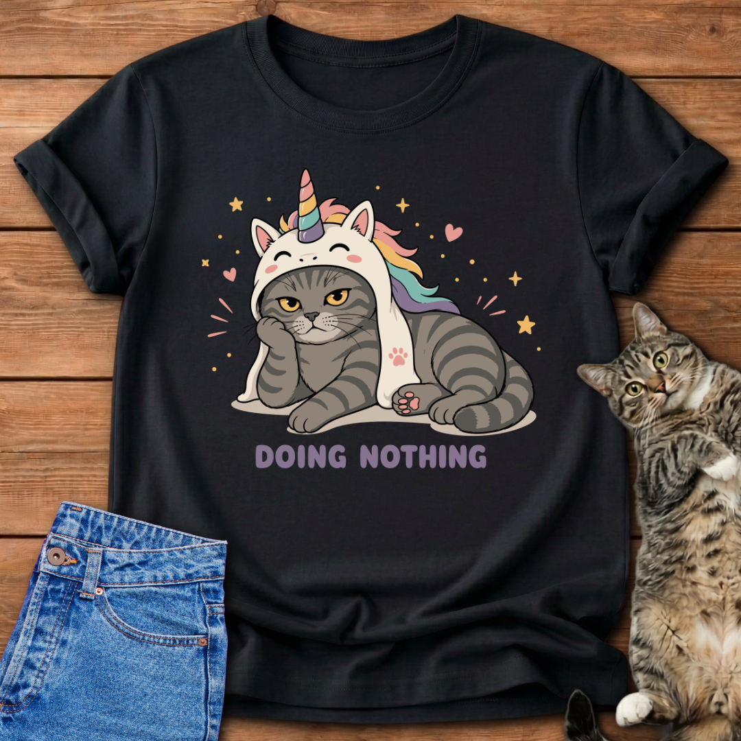 Doing Nothing T-Shirt Funny