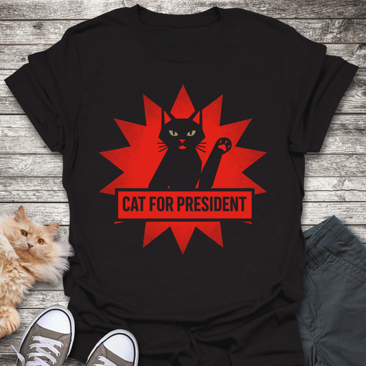 Cat For President T-Shirt
