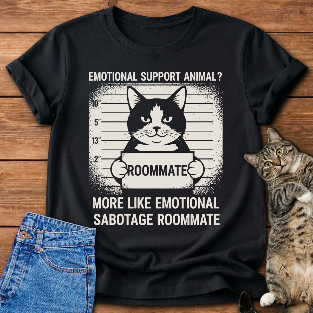 Emotional Sabotage Cat T-Shirt