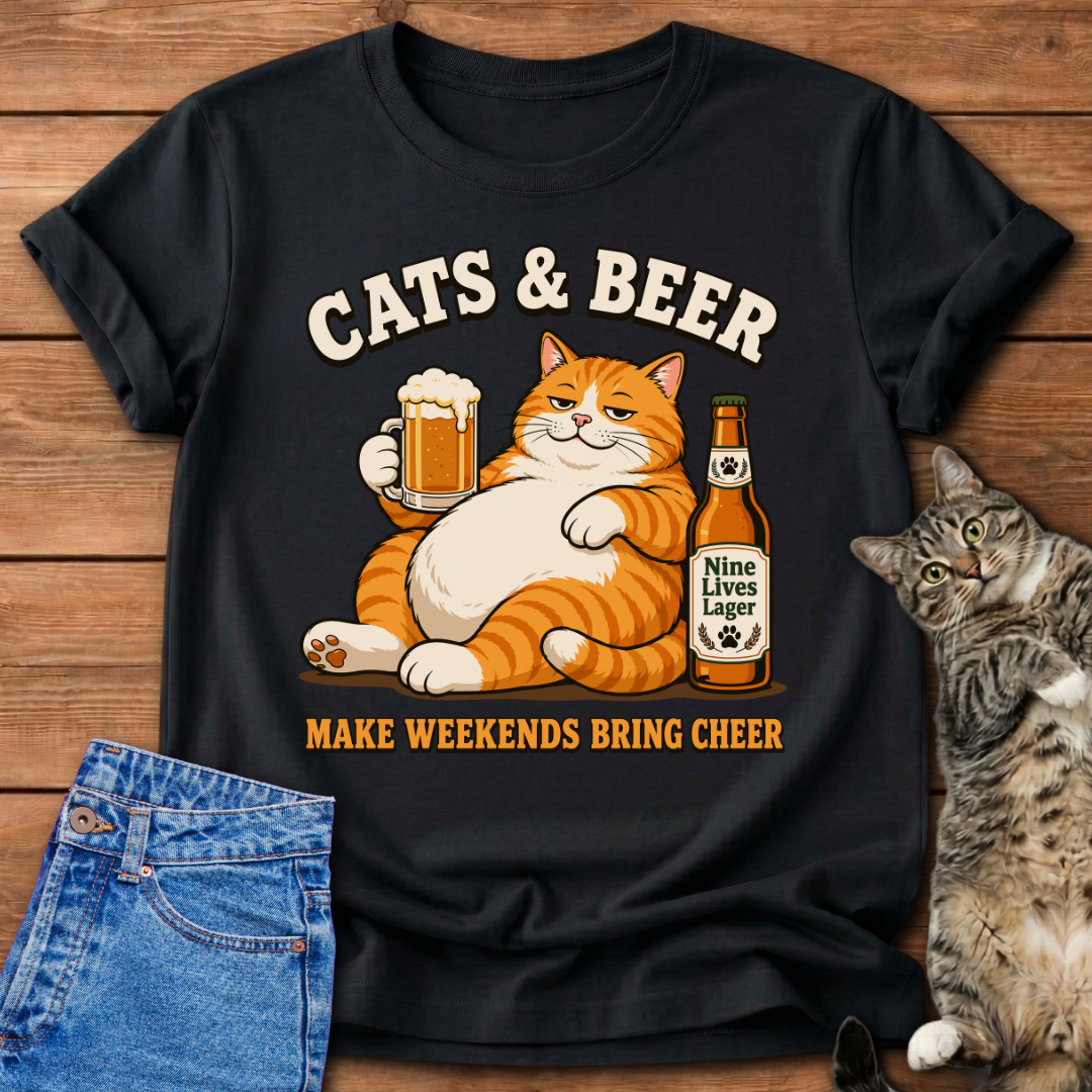 Cats & Beer T-Shirt
