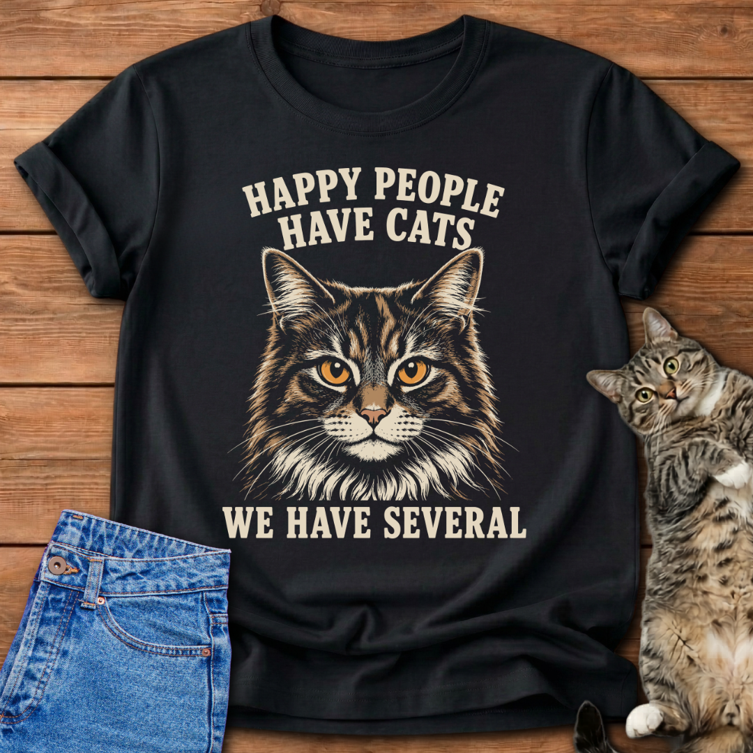 Happy Cat People T-Shirt