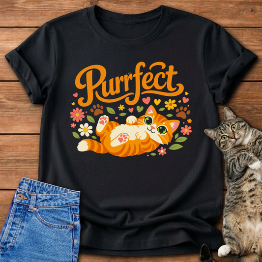 Purrfect Cat Lover  T-Shirt