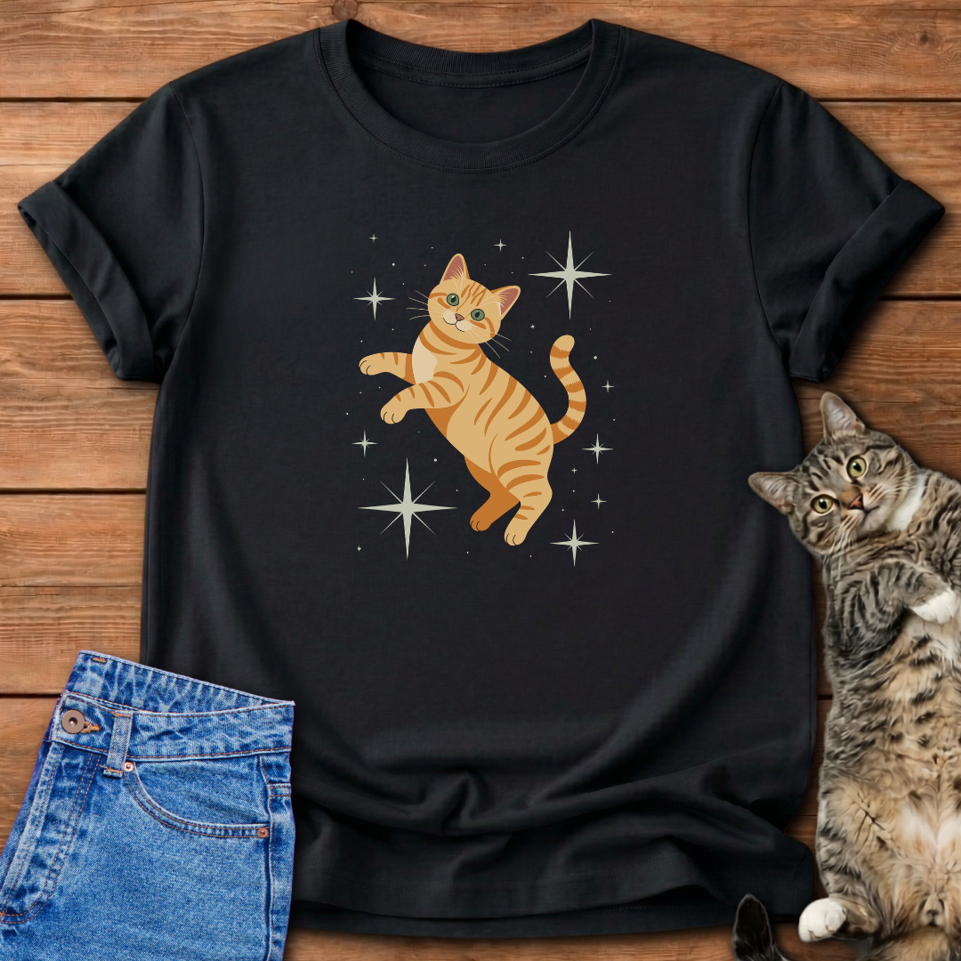 Cute Space Cat T-Shirt