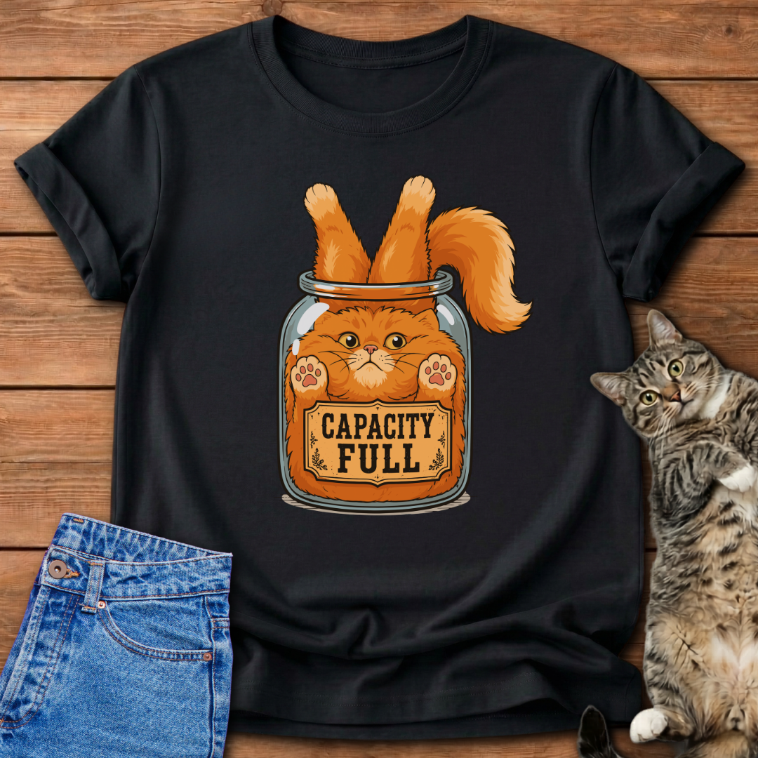 Capacity Full Cat T-Shirt