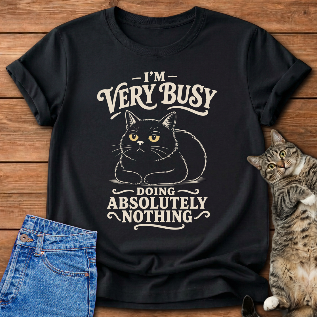 Busy Cat T-Shirt