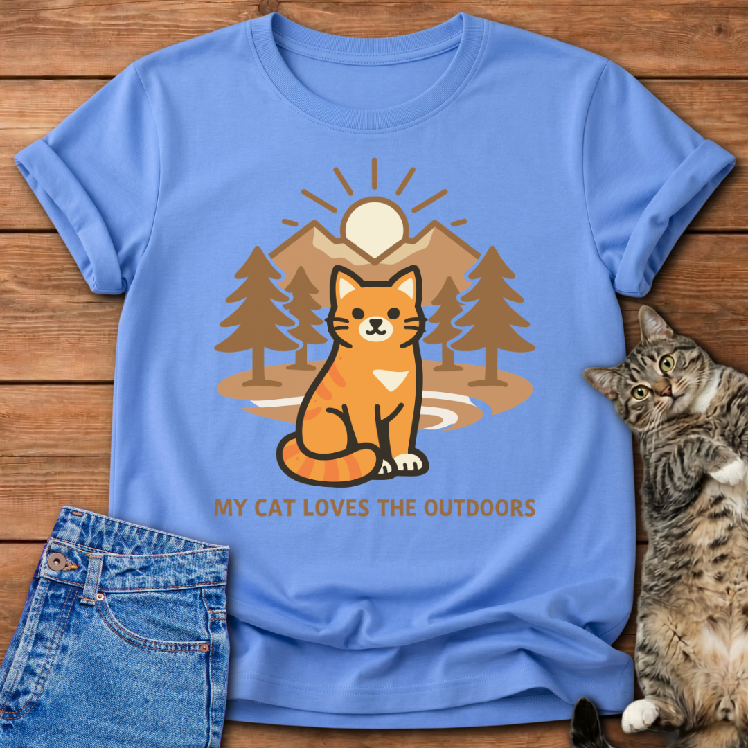 My Cat Loves The Outdoors T-Shirt