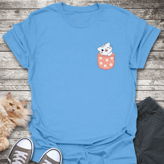Pocket Munchkin Cat T-Shirt