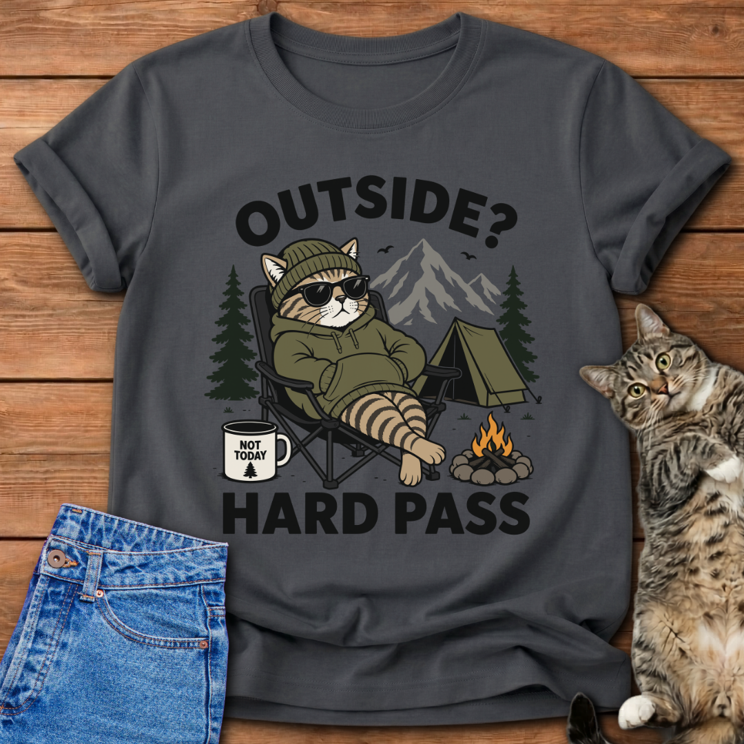 Camping Cat T-Shirt
