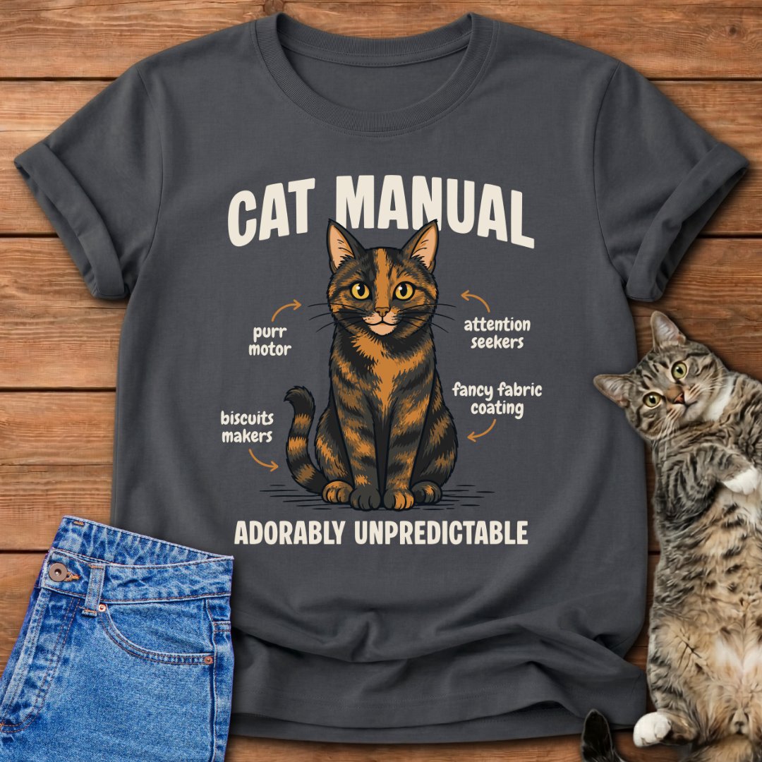 Tortie Cat Manual T-Shirt